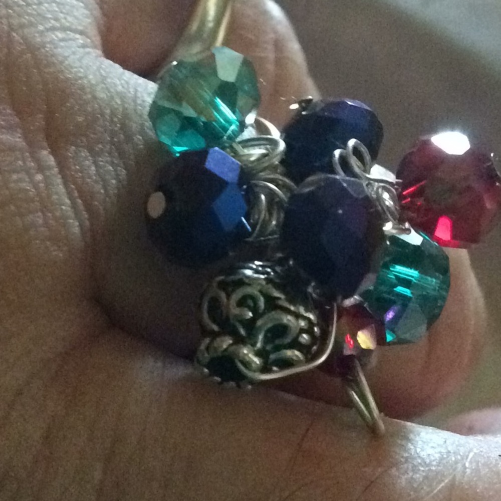 Charm bead ring
